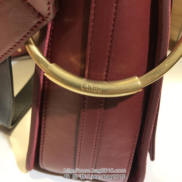 Chloe克洛伊 大號 18年新款 Chloe roy bag 大號麂皮/小牛皮 斜挎包  ypk1039